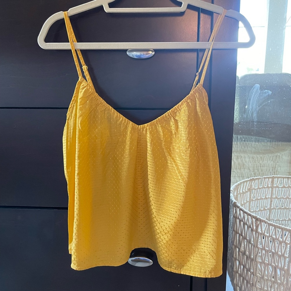 Yellow/Gold NSR tank/blouse. Bought from Nordstrom